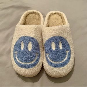 Smiley face slippers